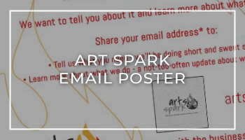 Arts Spark Email Poster