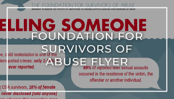 Foundation for Survivors of Abuse Disclosure Flyer
