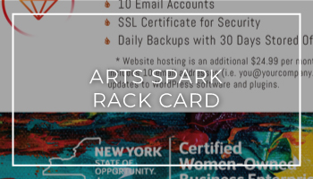 Arts Spark rack card