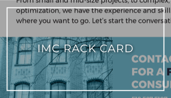 IMC rack card